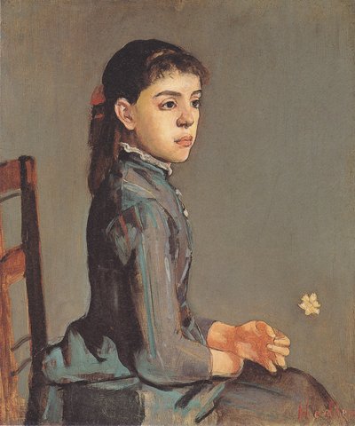 Portrait of Louise-Delphine Duchosal by Ferdinand Hodler